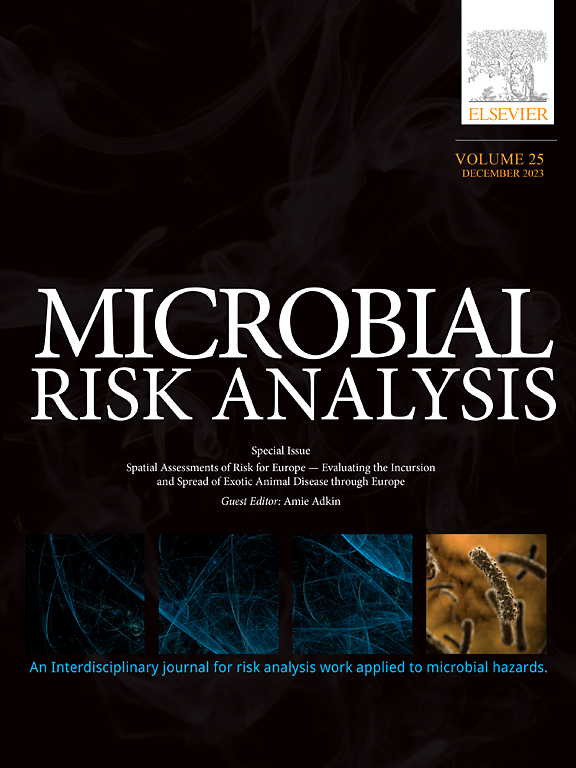 Go to journal home page - Microbial Risk Analysis